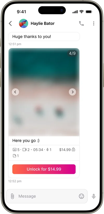 Direct messages screen